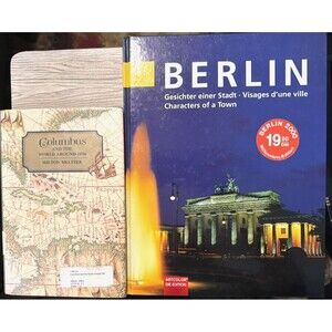 Vintage Book Lot Berlin Characters of a Town & Columbus World Around Him HC